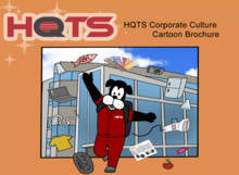 HQTS Corporate Culture Cartoon Brochure