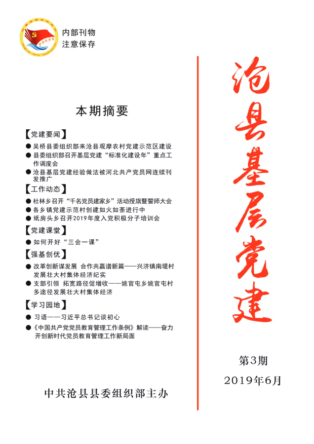 沧县基层党建03期