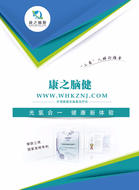 武汉康之脑健半导体激光血氧治疗仪产品手册