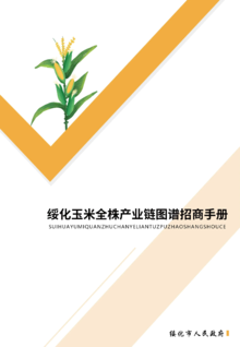 绥化玉米全株产业链图谱招商手册