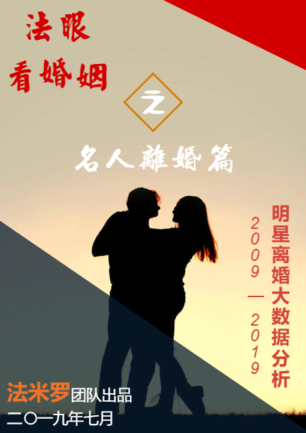 法眼看婚姻之名人离婚篇 | 暨2009-2019明星离婚大数据分析