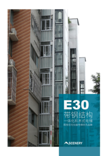 E30带钢结构一体化积木式电梯
