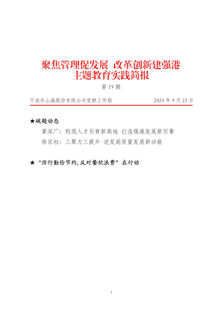 主题教育实践简报第19期