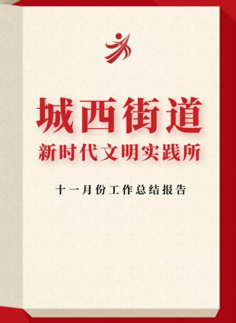 城西街道新时代文明实践所 十一月份工作总结报告