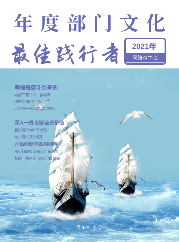 2020年度部门文化最佳践行者专刊