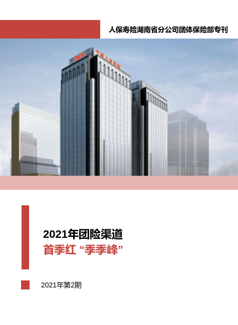 人保寿险湖南分公司团险专刊2021年第二期