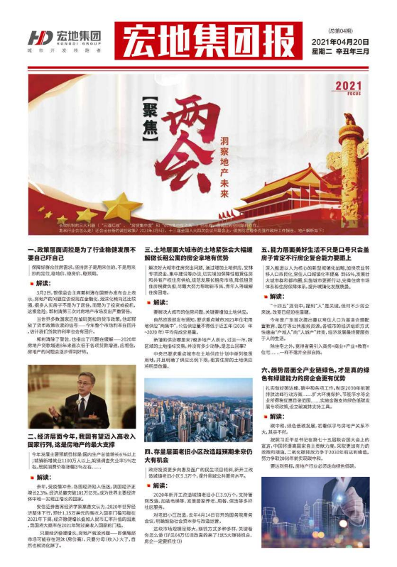 宏地集团2021年度第一期季刊