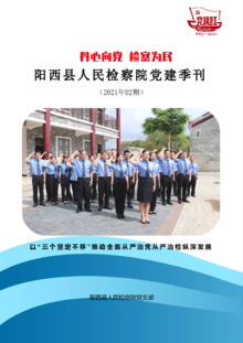 阳西县人民检察院党建季刊2021年第02期
