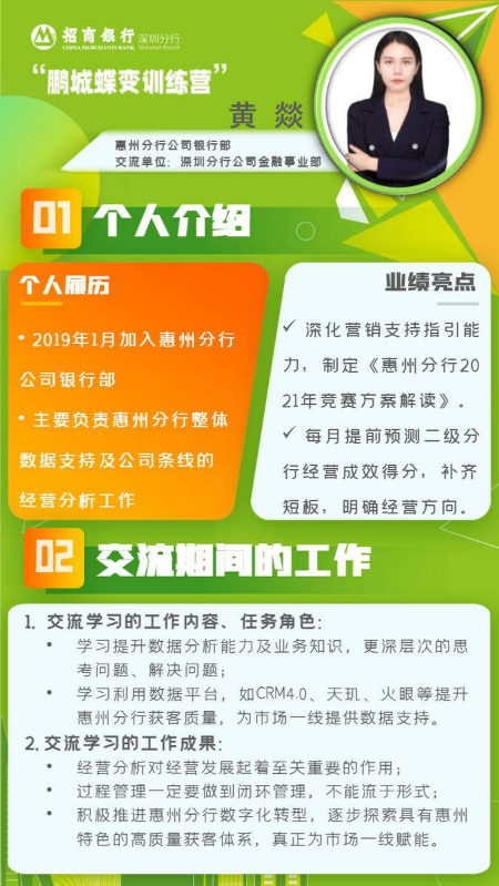 第一期"鹏城蝶变训练营“交流学员优秀案例展示（惠州场）——黄燚