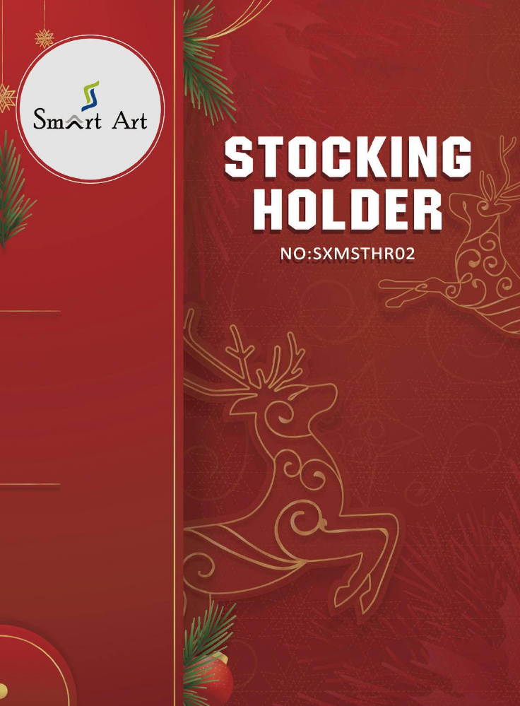 Smart Art -Xmas 2022-Stocking Holder_SXMSTHR02