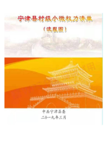 宁津县小微权力清单流程图