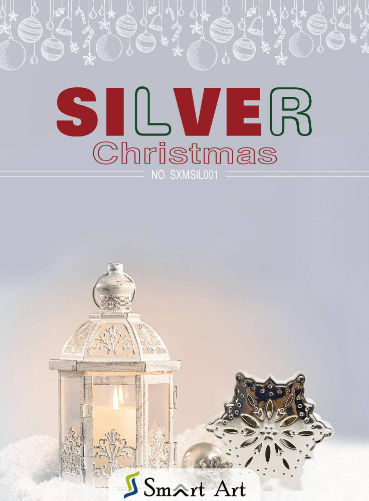 Smart Art -Xmas 2022-Silver Christmas_SXMRG001