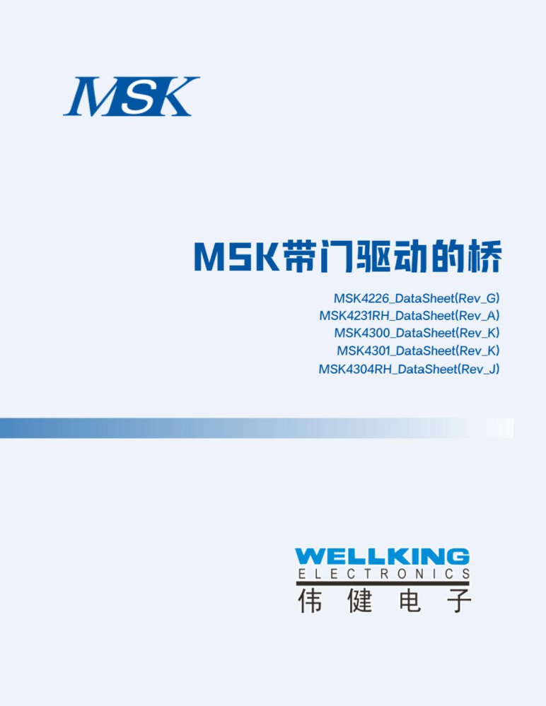 MSK带门驱动的桥