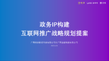 政务IP构建互联网战略规划提案-柏淳影视传媒＆广西洛客-2022.4.27