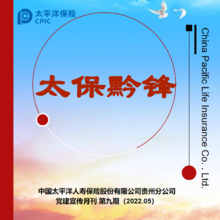 寿险贵州分公司党建宣传月刊  第九期（2022.05）