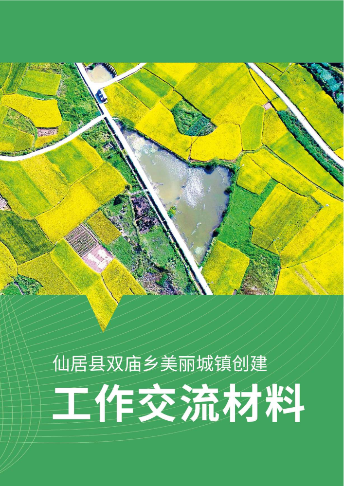 双庙乡美丽城镇创建交流材料