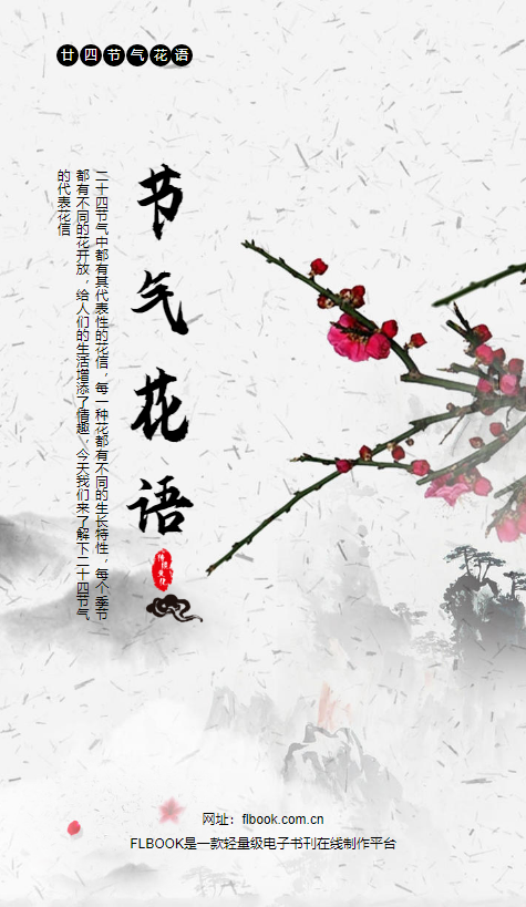 廿四节气花语