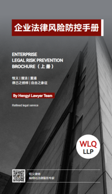 企业法律风险防控手册（上册）