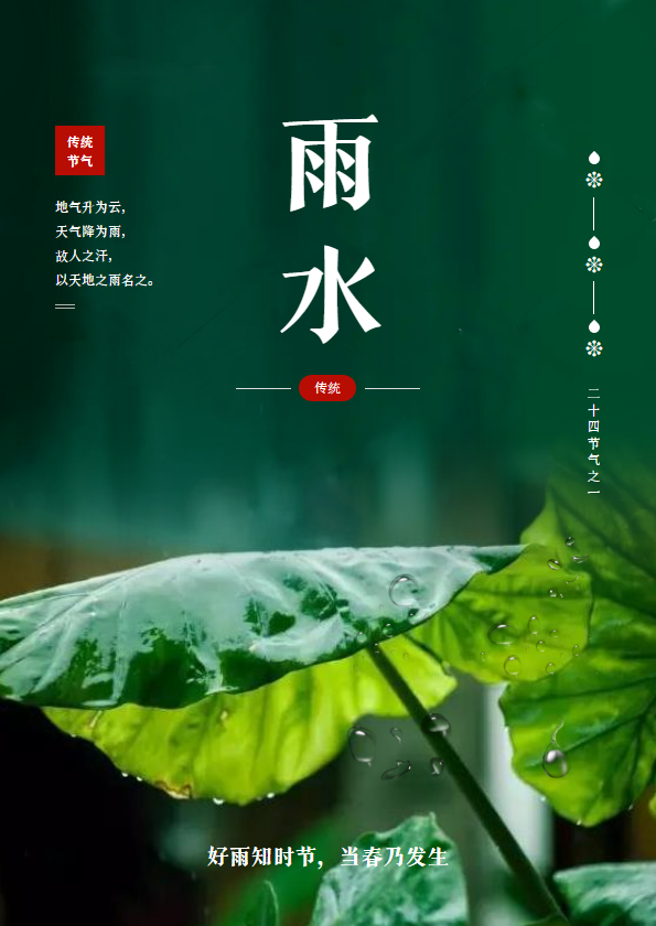 二十四节气之雨水