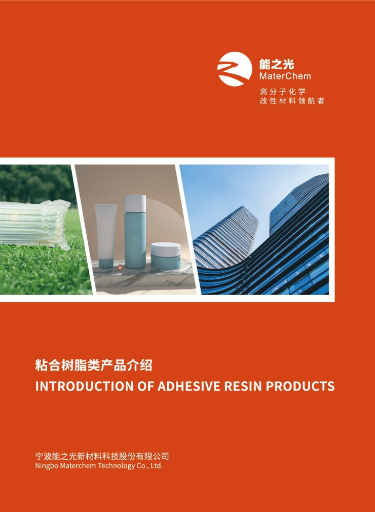 宁波能之光2024粘合树脂类产品介绍宣传册