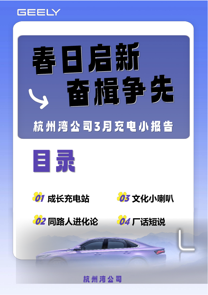杭州湾公司3月充电小报告