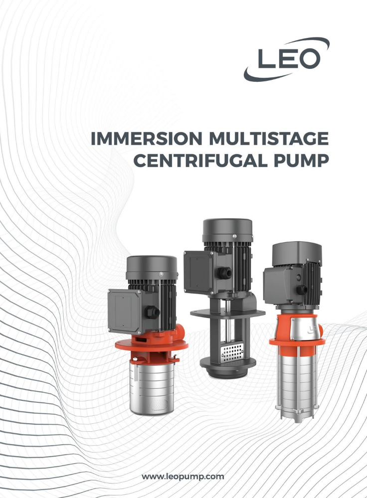 IMMERSION MULTISTAGE CENTRIFUGAL PUMP