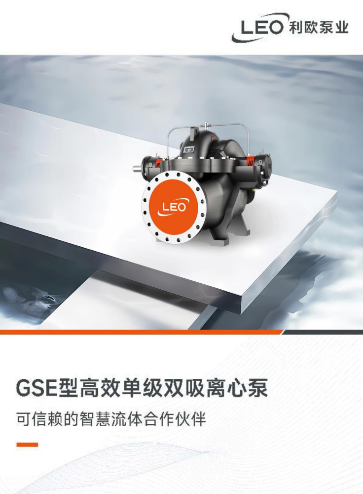 GSE型高效单级双吸离心泵