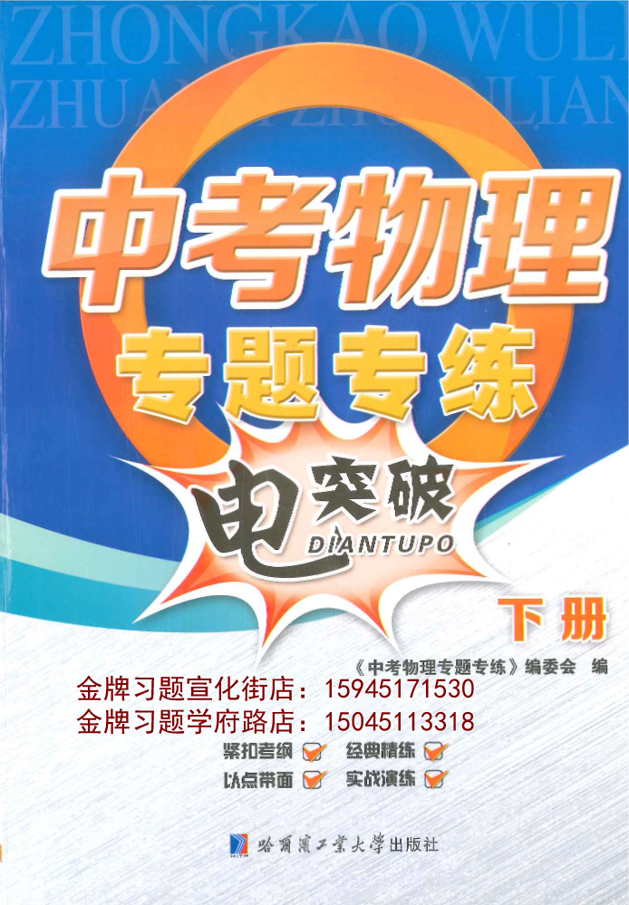 2021中考物理专题专练电突破下册