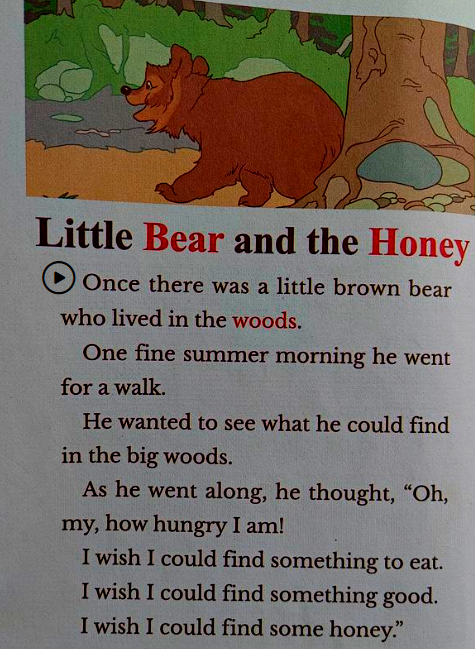 美国小学英语Little Bear and the Honey