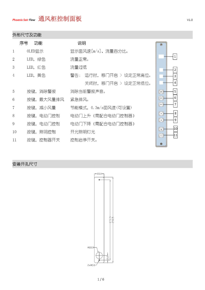 长条液晶面板说明书