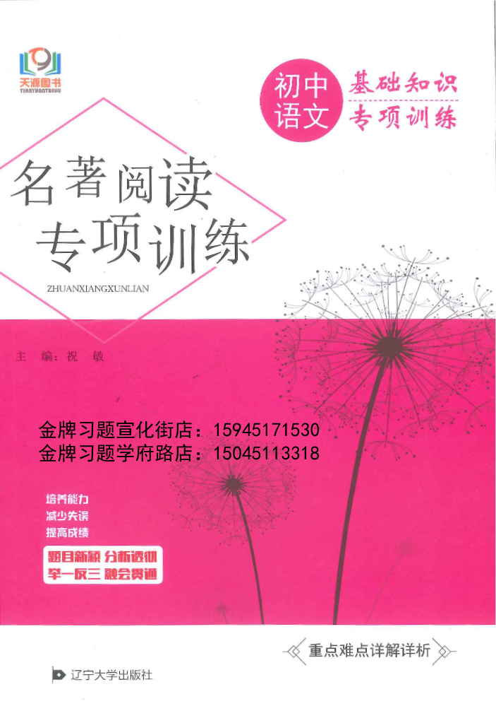 2022天源初中语文基础知识专项训练（名著阅读）