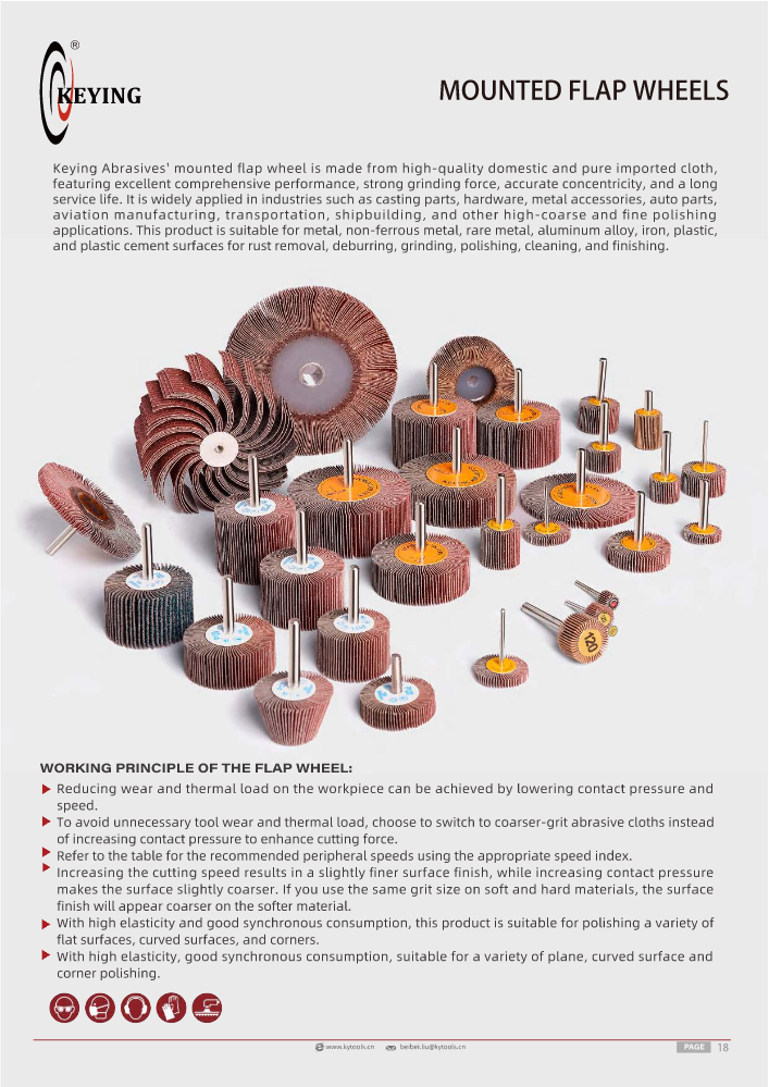 Keying Abrasives-Mounted Flap Wheels