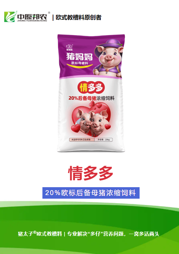 情多多 20%欧标后备母猪浓缩料