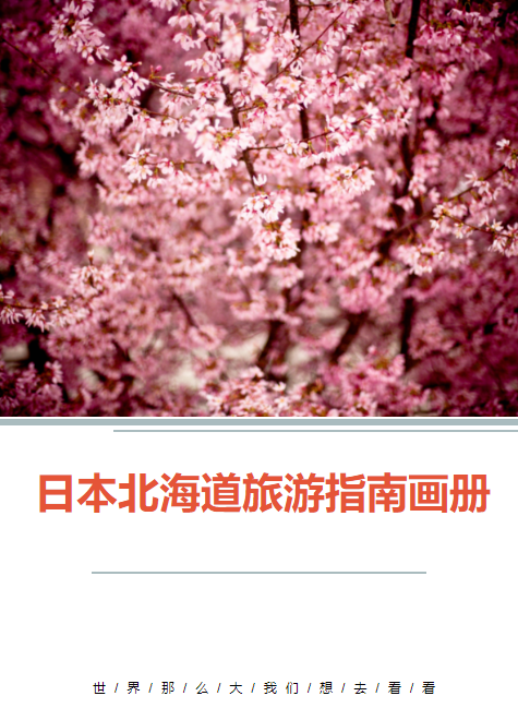 旅游指南画册