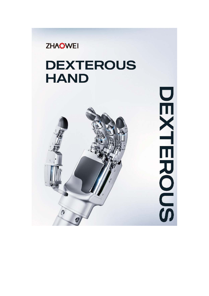 ZHAOWEI Dexterous Hand Brochure