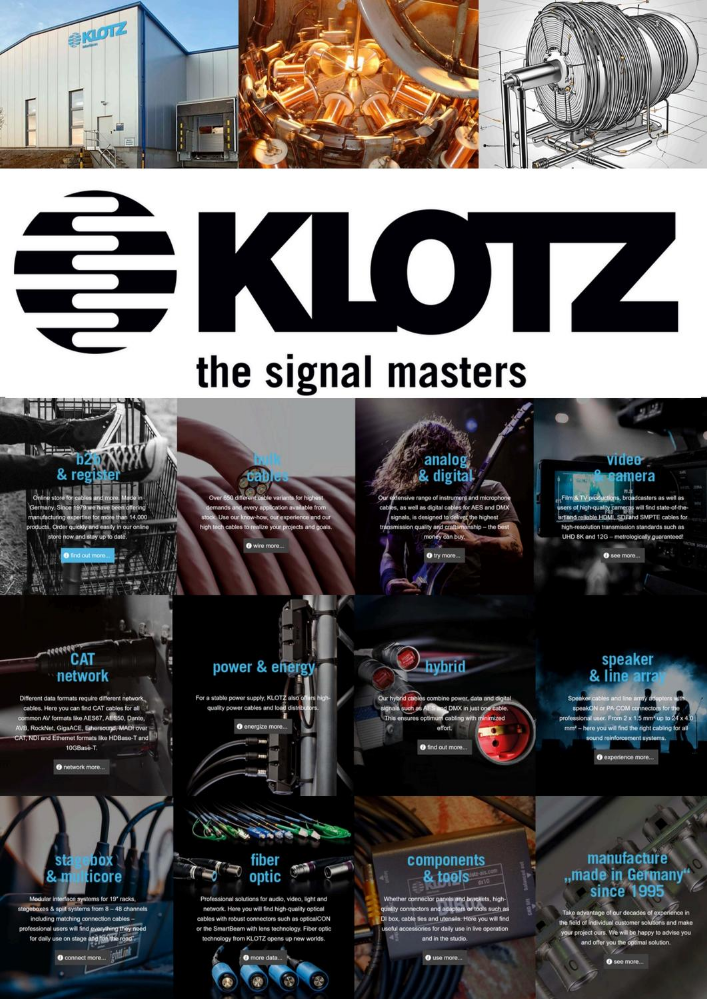 klotz（线材）彩页