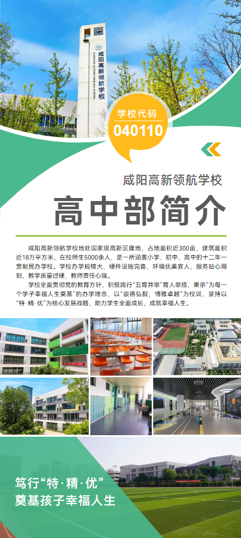 2025领航高中部招生宣传页