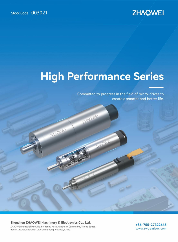 ZHAOWEI High Performance Motor Specifications