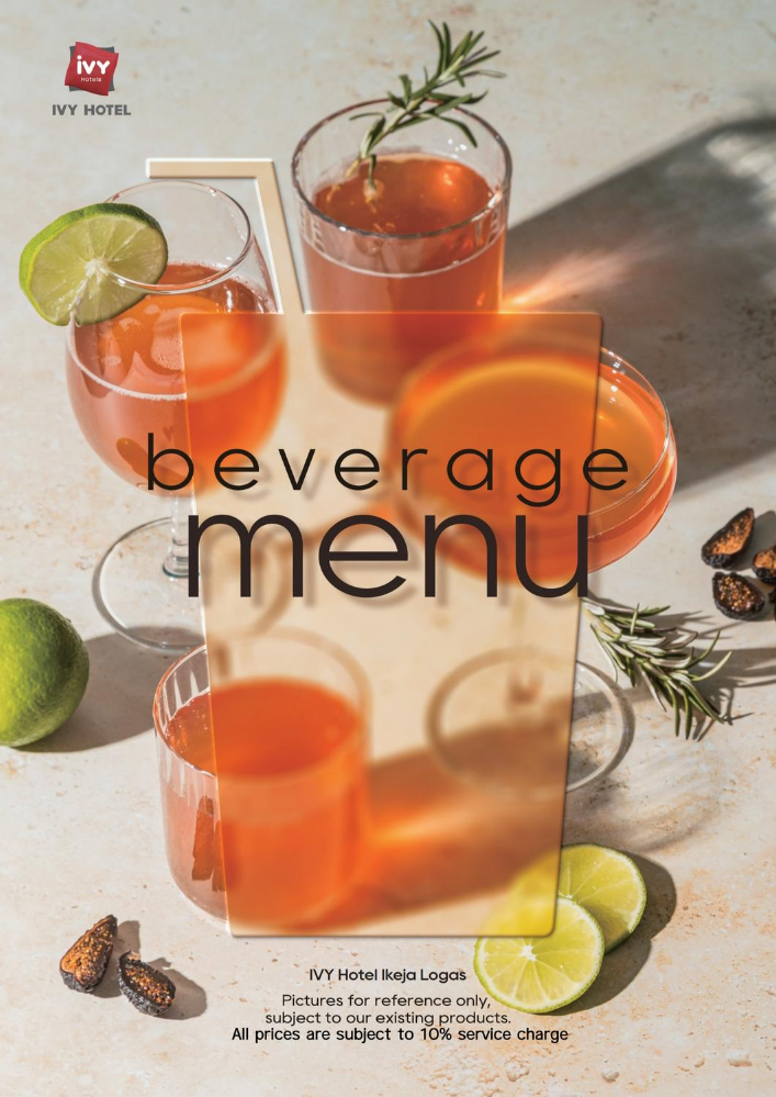 Beverage Menu-IVY AROMIRE