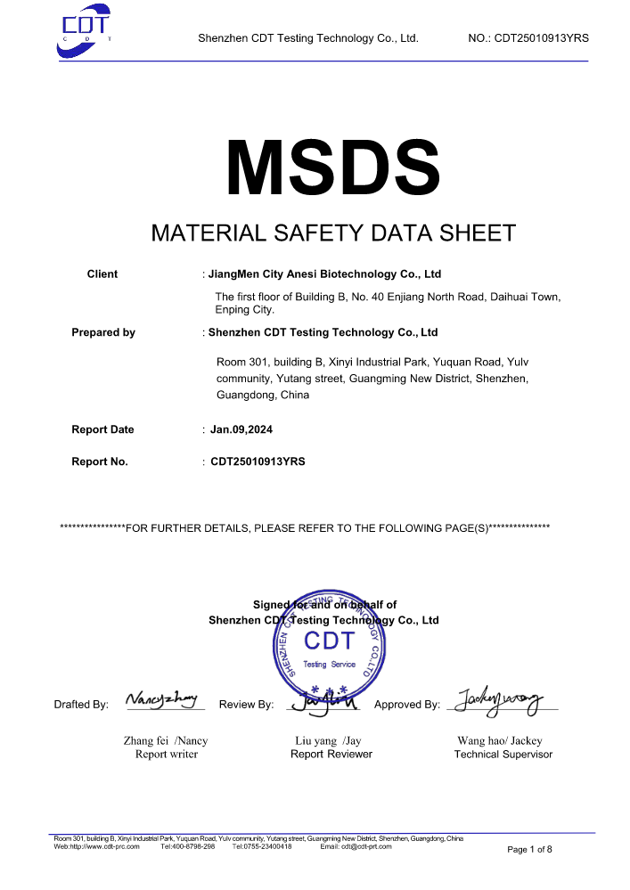 LTFMZA  MSDS