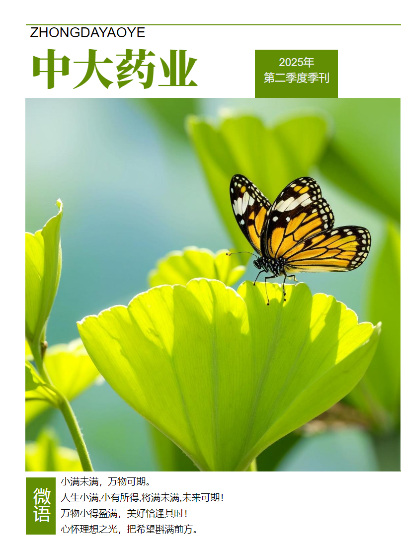 中大药业2025年第二季度季刊