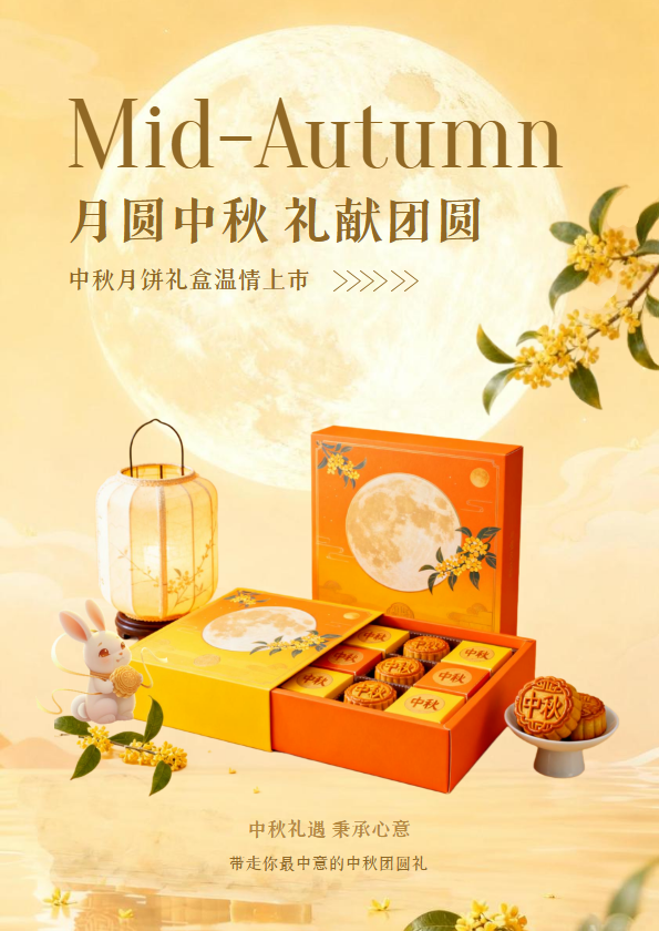 中秋节月饼销售宣传册