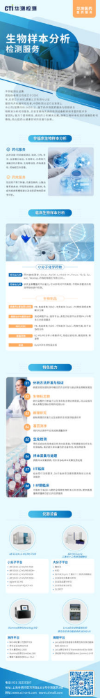 生物样本分析检测服务