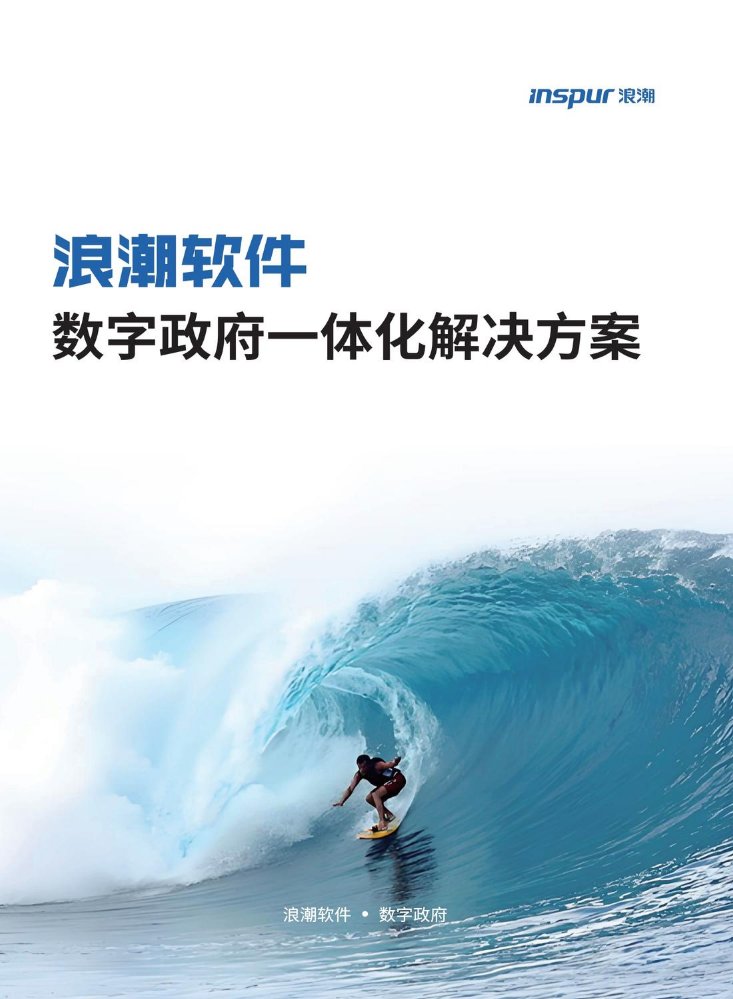 浪潮软件 · 数字政府