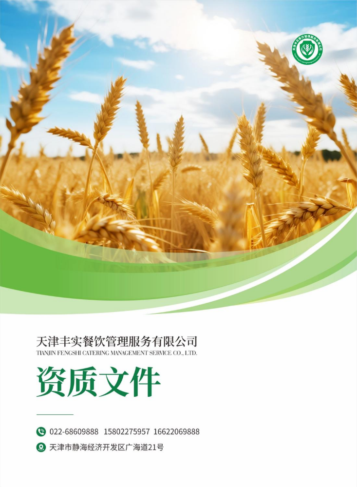 天津丰实餐饮画册