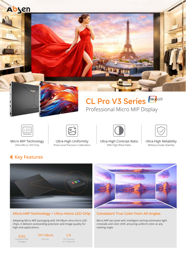 CL Pro V3 Series Cutsheet