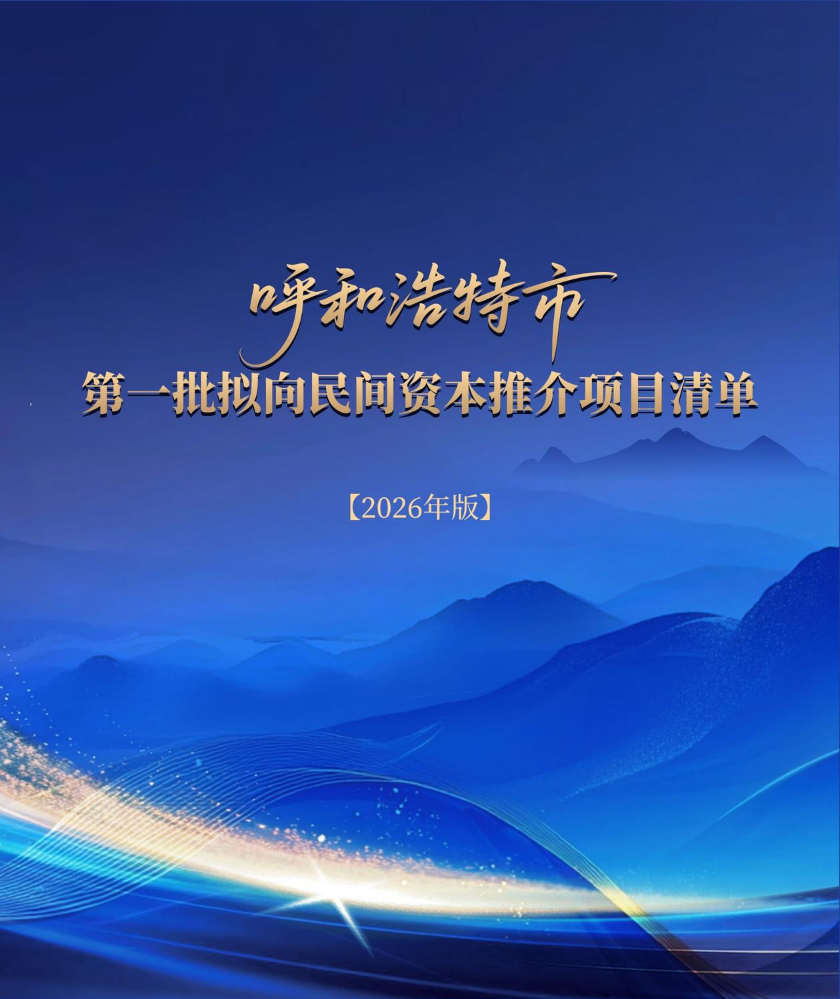 呼和浩特市第一批拟向民间资本推介项目清单2