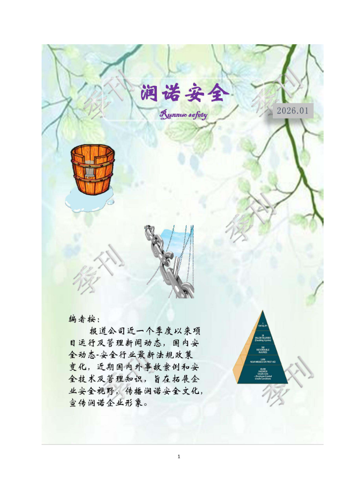 《润诺安全》季刊2026第一期26.3.27