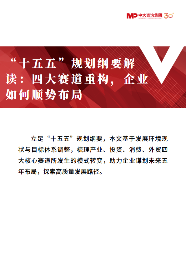 “十五五”规划纲要解读：四大赛道重构，企业如何顺势布局_副本