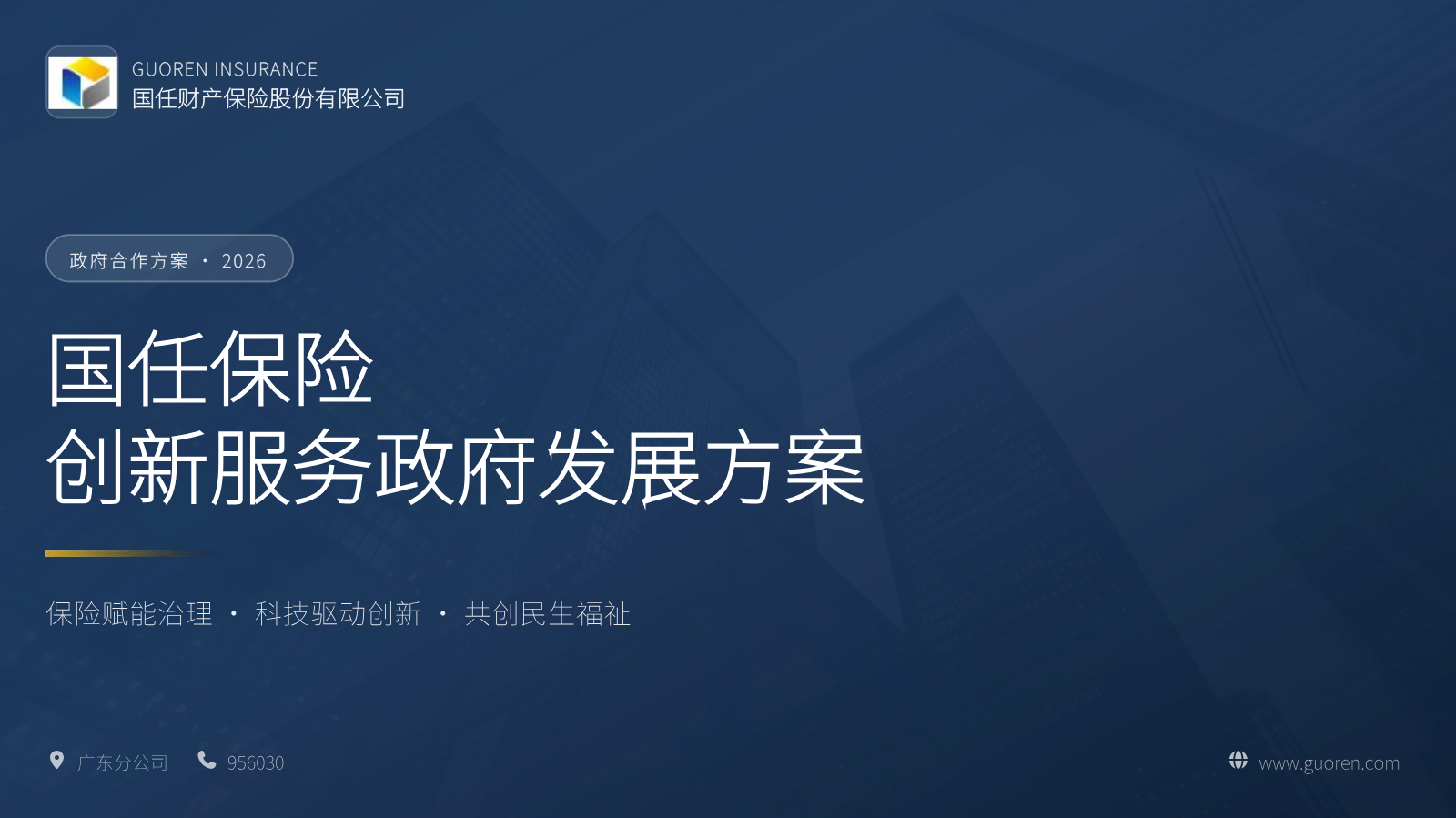 国任保险创新服务政府发展方案(1)